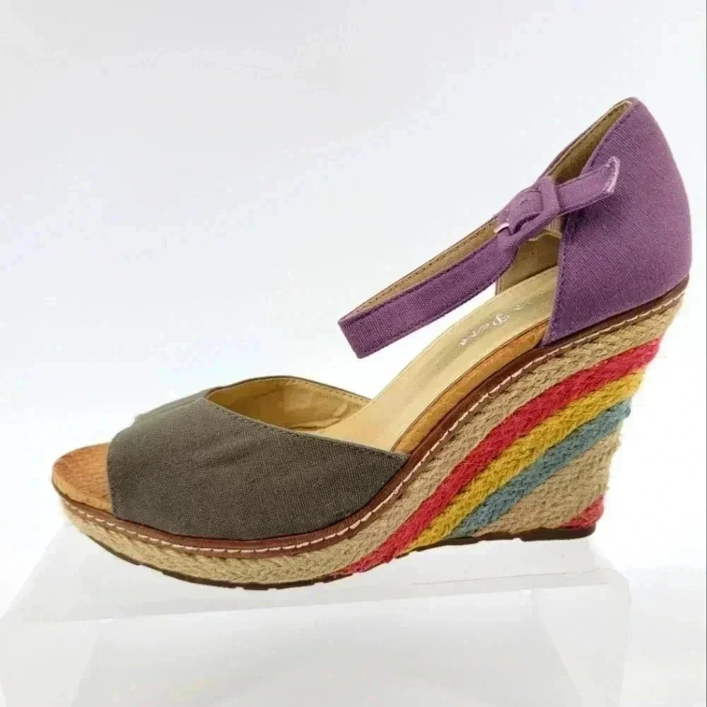 ALMA EN  PENA WEDGE SANDALS